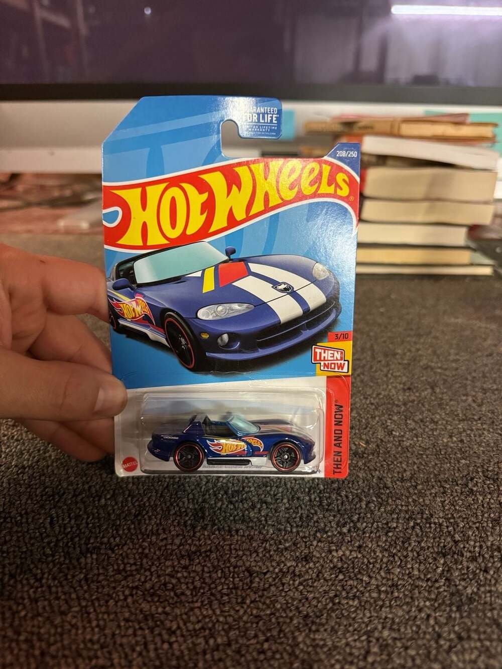 Hot Wheels Dodge Viper RT/10 Then and Now Blue Diecast